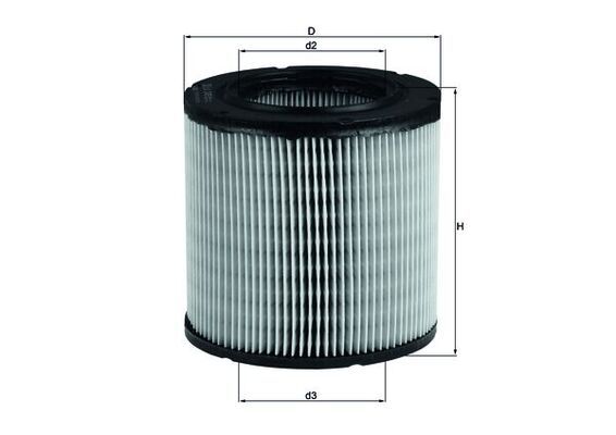 Воздушный фильтр MAHLE LX249