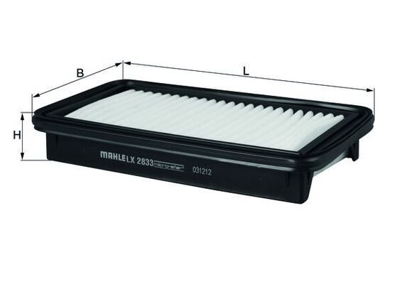 Воздушный фильтр MAHLE LX2833