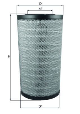 Воздушный фильтр MAHLE LX3753