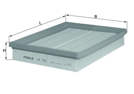 Воздушный фильтр MAHLE LX722