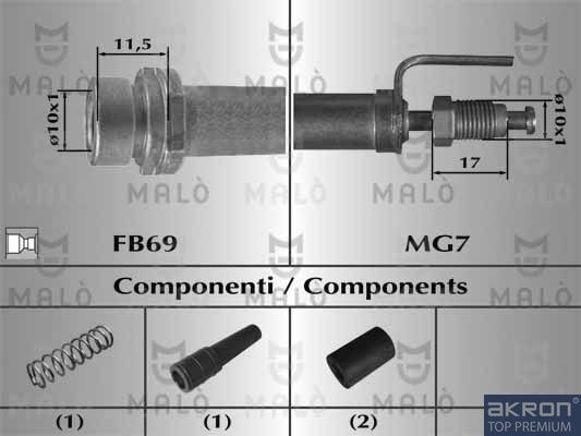 Тормозной шланг MALO 80354