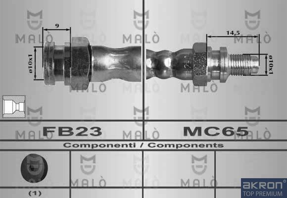 Тормозной шланг MALO 80558