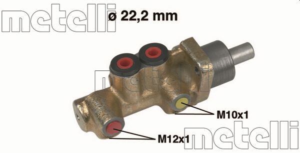 Главный тормозной цилиндр METELLI 050254