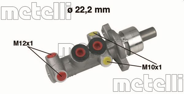 Главный тормозной цилиндр METELLI 050310