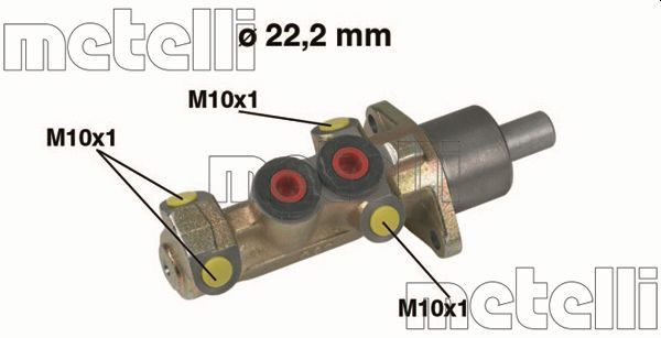 Главный тормозной цилиндр METELLI 050387