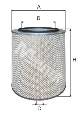 Воздушный фильтр MFILTER A543