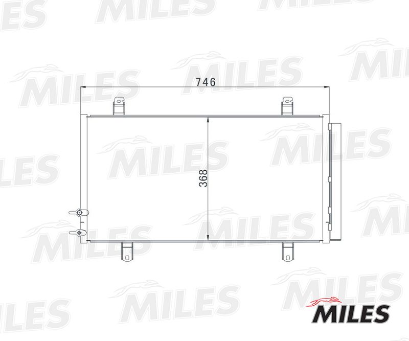 Конденсатор, кондиционер MILES ACCB051