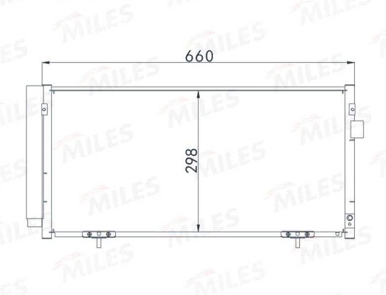 Конденсатор, кондиционер MILES ACCB089