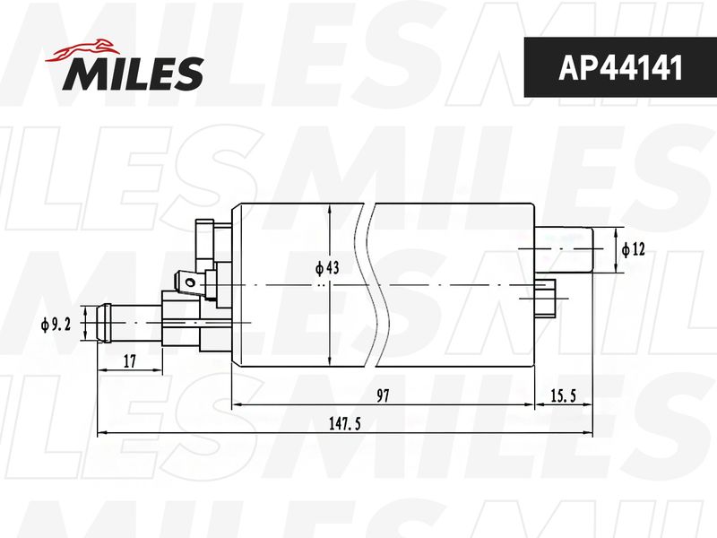 Топливный насос MILES AP44141