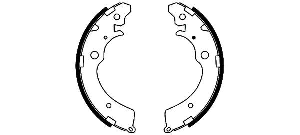 Комплект тормозных колодок MINTEX MFR376