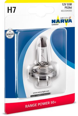 Лампа накаливания, фара дальнего света NARVA 483394000