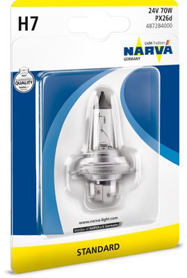 Лампа накаливания, фара дальнего света NARVA 487284000