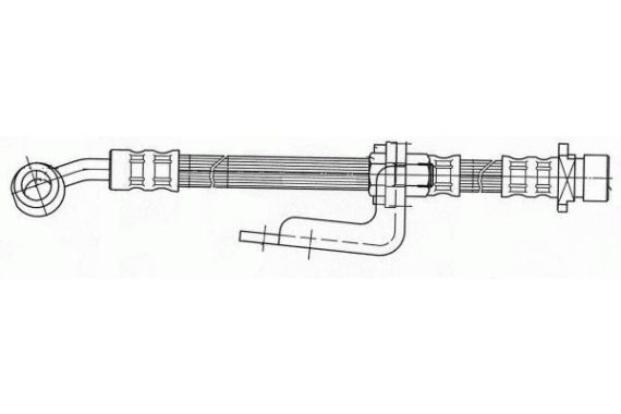 Тормозной шланг NIPPARTS J3704102