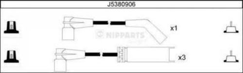 Комплект проводов зажигания NIPPARTS J5380906