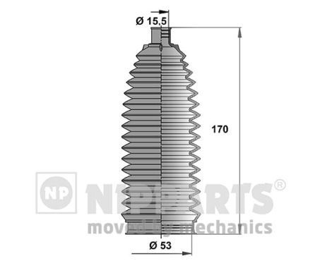 Комплект пыльника, рулевое управление NIPPARTS N2842041