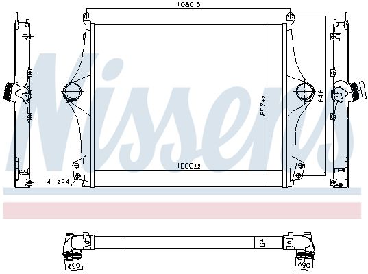 Интеркулер NISSENS 961298