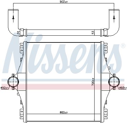 Интеркулер NISSENS 96964