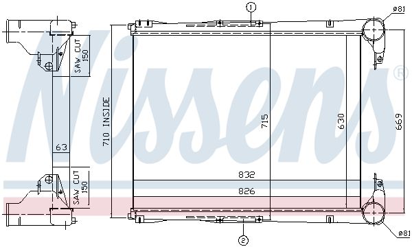 Интеркулер NISSENS 96967