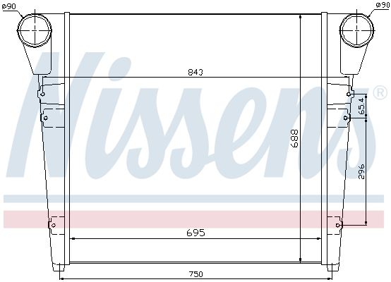 Интеркулер NISSENS 97052