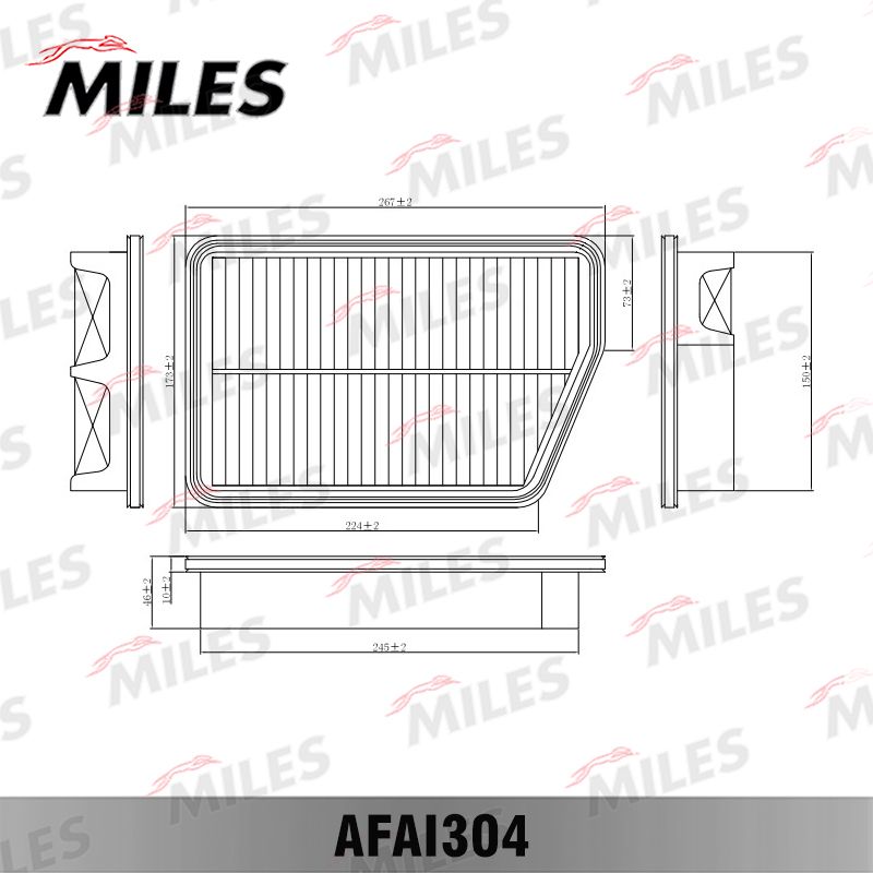 Воздушный фильтр MILES AFAI304
