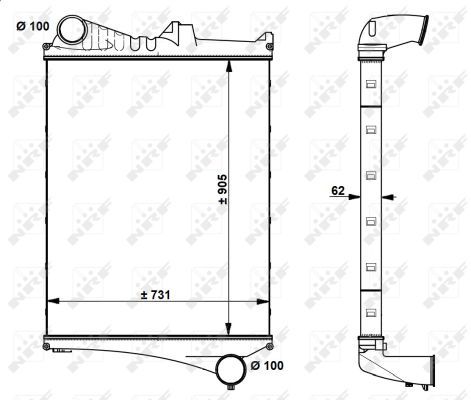 Интеркулер NRF 30225