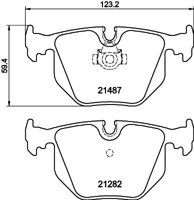 Комплект тормозных колодок, дисковый тормоз PAGID 8DB355006691