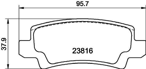 Комплект тормозных колодок, дисковый тормоз PAGID 8DB355010841