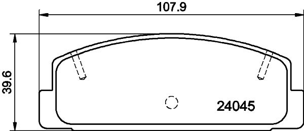 Комплект тормозных колодок, дисковый тормоз PAGID 8DB355011131
