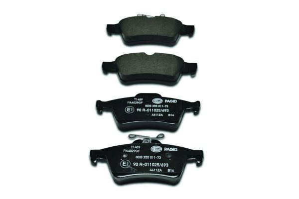 Комплект тормозных колодок, дисковый тормоз PAGID 8DB355011731