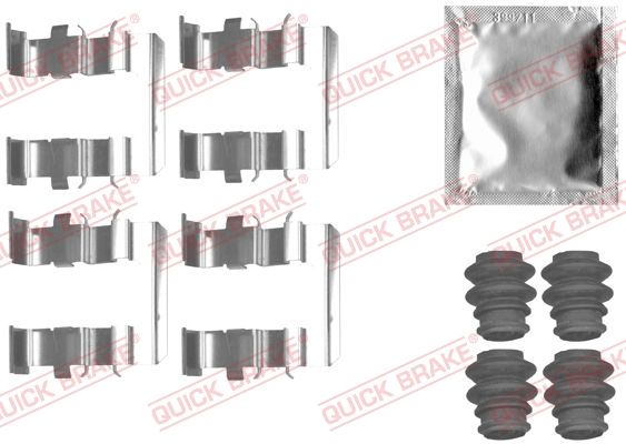 Комплектующие, колодки дискового тормоза QUICK BRAKE 1091831