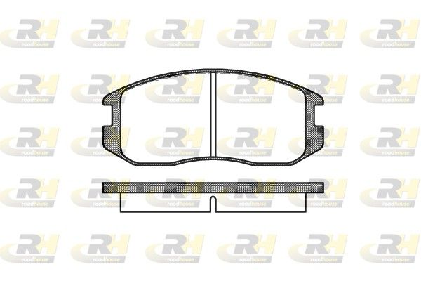 Комплект тормозных колодок, дисковый тормоз ROADHOUSE 235700