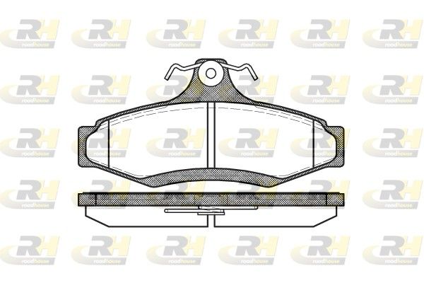Комплект тормозных колодок, дисковый тормоз ROADHOUSE 264610