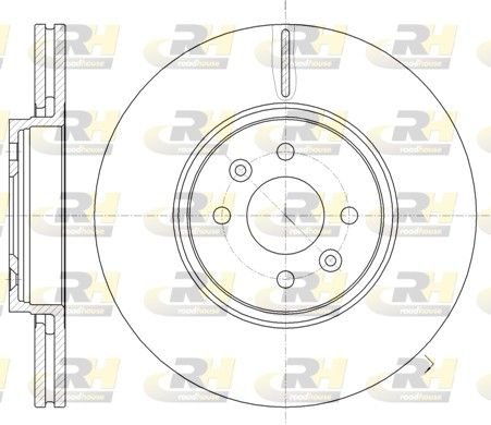 Тормозной диск ROADHOUSE 6104910