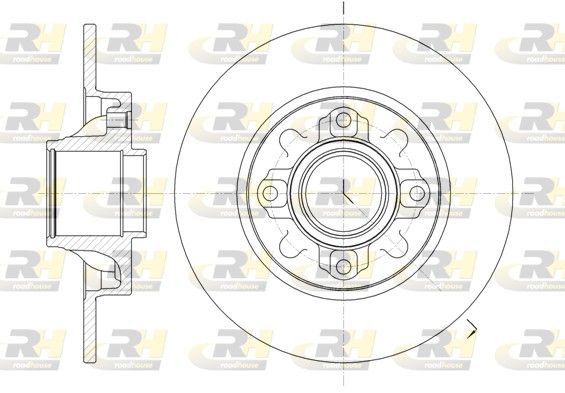 Тормозной диск ROADHOUSE 6106000