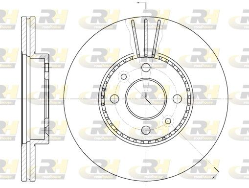 Тормозной диск ROADHOUSE 622710