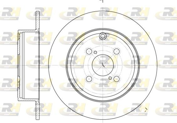 Тормозной диск ROADHOUSE 670500