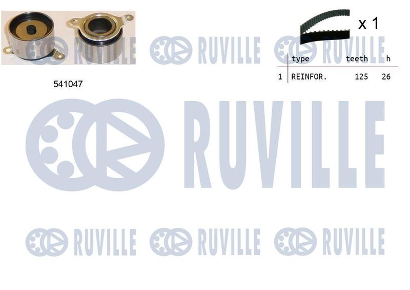 Комплект ремня ГРМ RUVILLE 550448