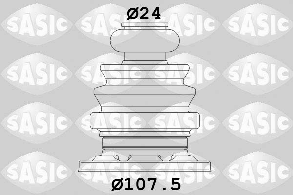 Комплект пыльника, приводной вал SASIC 1906003