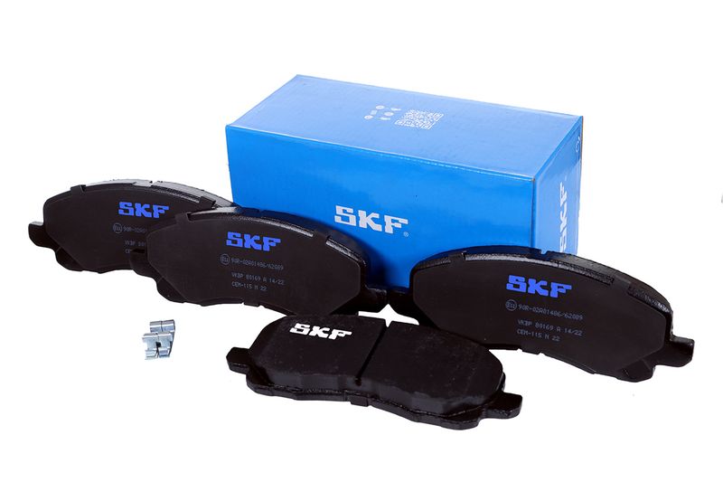 Комплект тормозных колодок, дисковый тормоз SKF VKBP80169A