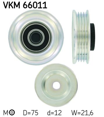 Натяжитель ремня, клиновой зубча SKF VKM66011