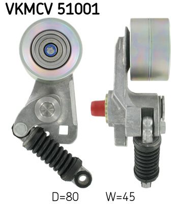 Натяжитель ремня, клиновой зубча SKF VKMCV51001