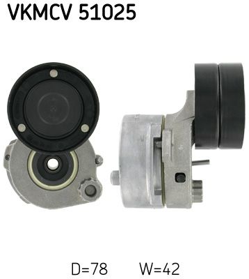 Натяжитель ремня, клиновой зубча SKF VKMCV51025