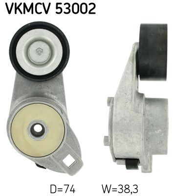Натяжитель ремня, клиновой зубча SKF VKMCV53002