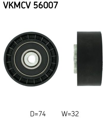 Паразитный / ведущий ролик, поликлиновой ремень SKF VKMCV56007