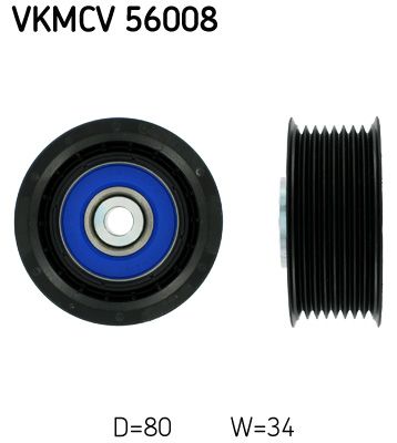 Паразитный / ведущий ролик, поликлиновой ремень SKF VKMCV56008