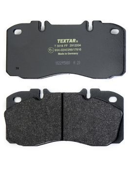 Комплект тормозных колодок, дисковый тормоз TEXTAR 2912204