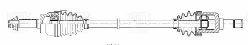 Приводной вал TRIALLI AR1208