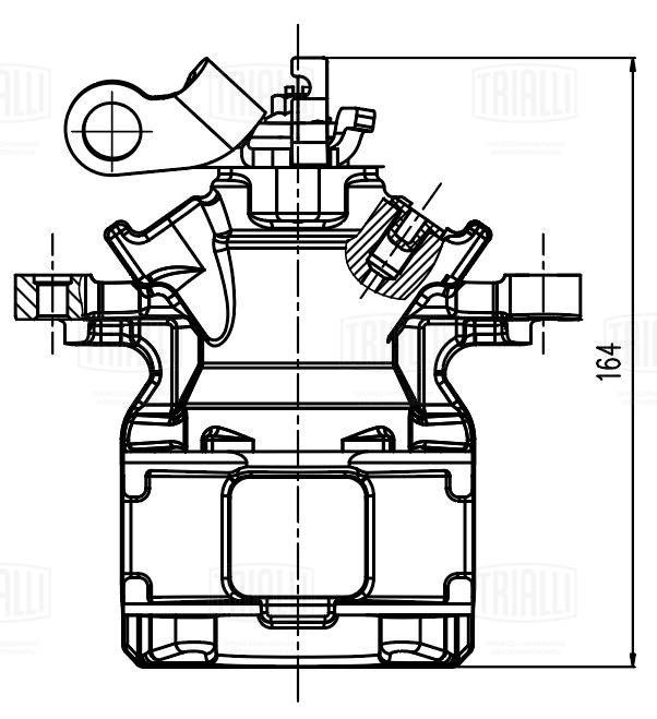 Тормозной суппорт TRIALLI CF800340