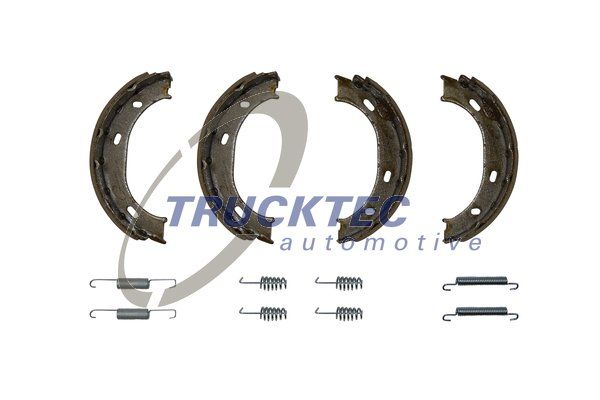 Комплект тормозных колодок, стояночная тормозная система TRUCKTEC AUTOMOTIVE 0235051