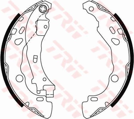 Комплект тормозных колодок TRW GS8474